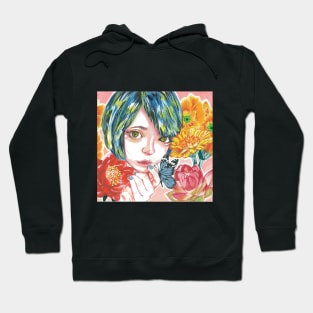 Yuna and Flowers Hoodie